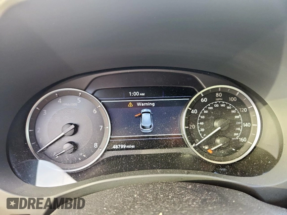 2023 Infiniti QX50 Sport with VIN 3PCAJ5FA4PF113685, listed as a Copart auction lot 60802325 with 48,799 mi miles and Clean title. Bid and sale history available at DreamBid. Image 9.