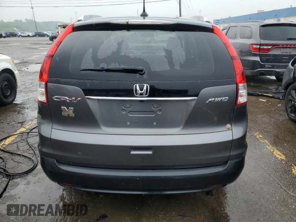 2012 Honda CR-V EX-L with VIN 5J6RM4H77CL041923, listed as a Copart auction lot 59721555 with 123,065 mi miles and Salvage title. Bid and sale history available at DreamBid. Image 6.