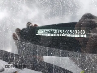 2019 Kia Sorento LX z VIN 5XYPGDA53KG583933, wystawiony jako IAAI lot #42306280 z przebiegiem 48 662 mil mil oraz . Historia ofert i sprzedaży dostępna na DreamBid. Obrazek 9.