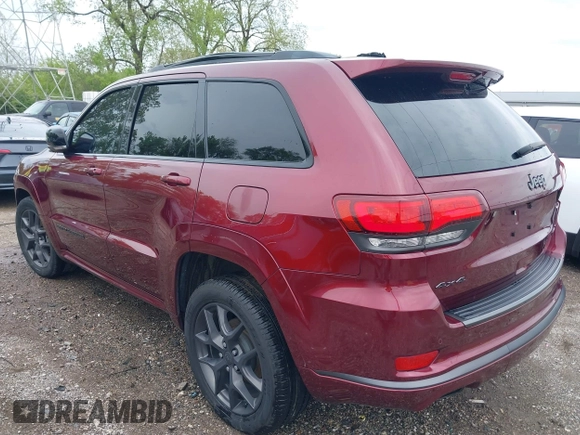 2020 Jeep Grand Cherokee Limited X z VIN 1C4RJFBG1LC144077, wystawiony jako IAAI lot #42119007 z przebiegiem 54 005 mil mil oraz . Historia ofert i sprzedaży dostępna na DreamBid. Obrazek 3.
