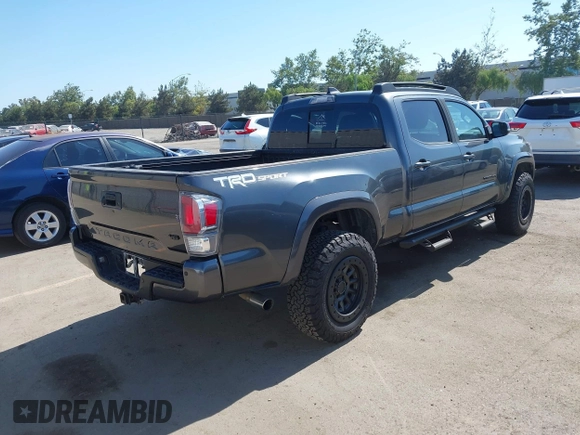 2020 Toyota Tacoma SR5 with VIN 3TMBZ5DN9LM025501, listed as a IAAI auction lot 42680028 with 109,404 mi miles and . Bid and sale history available at DreamBid. Image 4.