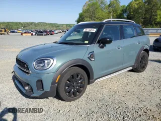 2021 MINI Countryman Cooper S with VIN WMZ53BR03M3N20743, listed as a Copart auction lot 48716094 with 22,555 mi miles and Salvage Title. Bid and sale history available at carsss.com. Image 1.