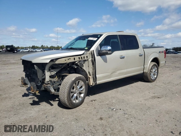 2017 Ford F-150 XL with VIN 1FTEW1EF6HFA17806, listed as a Copart auction lot 51717025 with 143,203 mi miles and Salvage Title. Bid and sale history available at carsss.com. Image 1.
