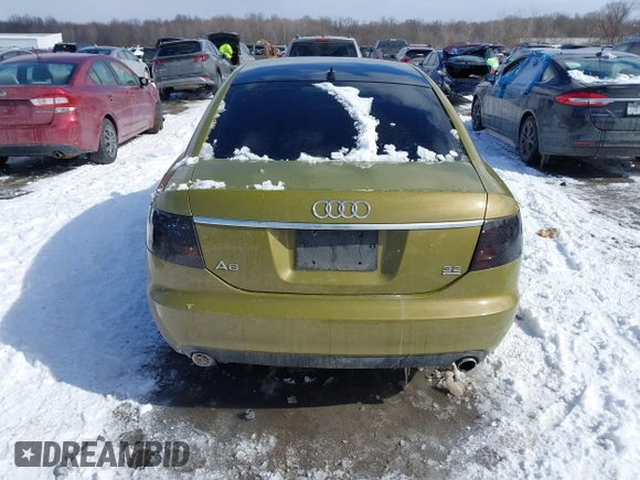 2007 Audi A6 3.2L with VIN WAUDH74F87N075637, listed as a IAAI auction lot 41563874 with 174,779 mi miles. Bid and sale history available at carsss.com. Image 17.