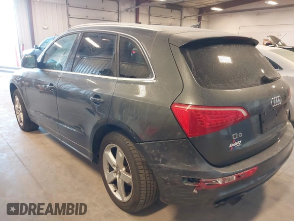 2012 Audi Q5 Prestige with VIN WA1WKAFP8CA084835, listed as a IAAI auction lot 41544767 with 156,710 mi miles and . Bid and sale history available at DreamBid. Image 3.