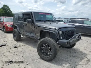 2017 Jeep Wrangler Unlimited Rubicon Recon with VIN 1C4HJWFG3HL510439, listed as a Copart auction lot 60791165 with 125,955 mi miles and Salvage title. Bid and sale history available at DreamBid. Image 4.