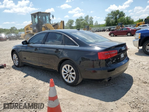 2013 Audi A6 2.0T Premium with VIN WAUCFAFC4DN005081, listed as a Copart auction lot 59929474 with 112,357 mi miles and Salvage Title. Bid and sale history available at carsss.com. Image 2.
