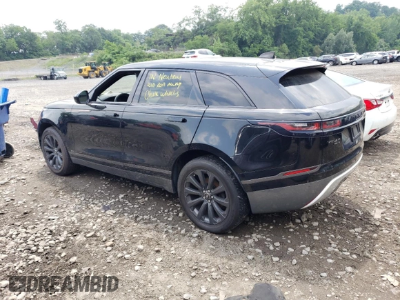 2018 Land Rover Range Rover Velar R-Dynamic SE with VIN SALYL2RX6JA715598, listed as a Copart auction lot 57363003 with 0 mi miles. Bid and sale history available at carsss.com. Image 2.