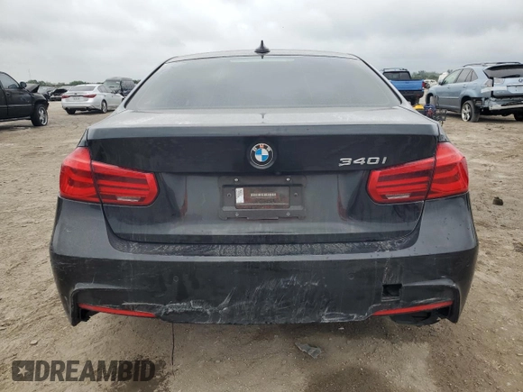 2017 BMW 3 Series 340i with VIN WBA8B3G5XHNU35569, listed as a Copart auction lot 88537495 with 93,837 mi miles and Salvage Title. Bid and sale history available at DreamBid. Image 6.