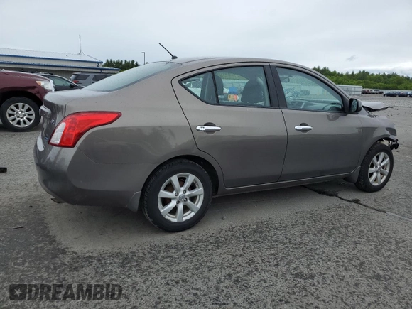 2012 Nissan Versa SL with VIN 3N1CN7AP5CL829210, listed as a Copart auction lot 59029455 with 104,245 mi miles and Salvage title. Bid and sale history available at DreamBid. Image 3.