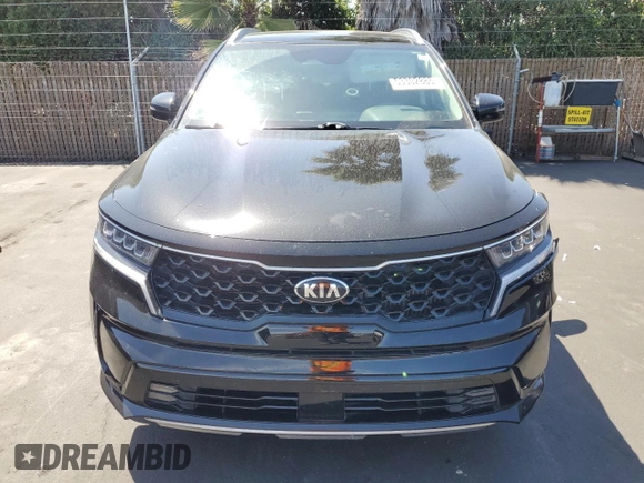 2021 Kia Sorento EX with VIN KNDRH4LG5M5053866, listed as a Copart auction lot 53302885 with 81,004 mi miles and Salvage title. Bid and sale history available at DreamBid. Image 5.