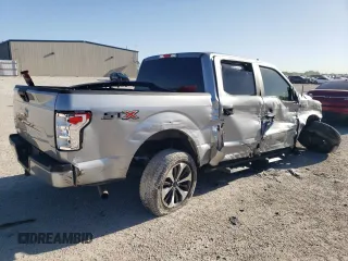 2020 Ford F-150 XL with VIN 1FTEW1C57LKE70956, listed as a Copart auction lot 50637584 with 101,108 mi miles and Salvage Title. Bid and sale history available at carsss.com. Image 3.