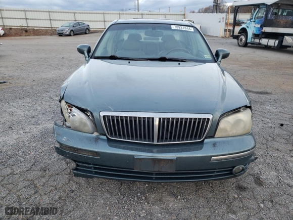 2005 Hyundai XG350 with VIN KMHFU45E15A377458, listed as a Copart auction lot 78931844 with 230,852 mi miles and Salvage Title. Bid and sale history available at carsss.com. Image 5.