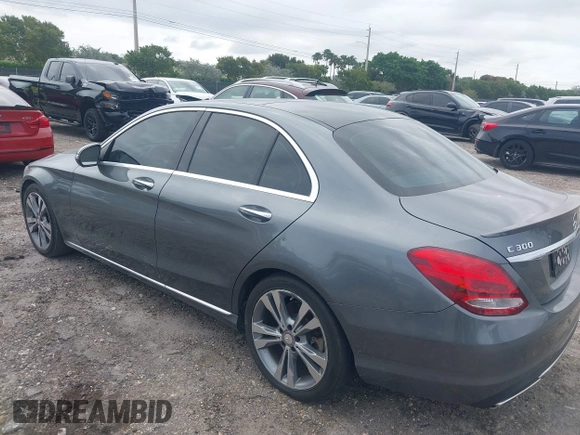 2017 Mercedes-Benz C 300 with VIN 55SWF4JB9HU205974, listed as a IAAI auction lot 42005543 with Not provided miles and . Bid and sale history available at DreamBid. Image 3.
