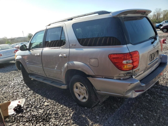 2002 Toyota Sequoia SR5 with VIN 5TDZT34AX2S088252, listed as a Copart auction lot 50525385 with Not Provided miles and Salvage Title. Bid and sale history available at carsss.com. Image 2.