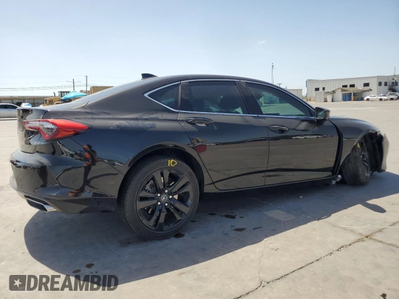 2024 Acura TLX Technology with VIN 19UUB5F43RA000103, listed as a Copart auction lot 61647254 with 8,929 mi miles and Salvage Title. Bid and sale history available at DreamBid. Image 3.