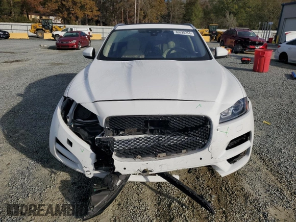 2020 Jaguar F-Pace 25t Prestige with VIN SADCK2FX1LA652961, listed as a Copart auction lot 80920254 with 55,702 mi miles and Salvage title. Bid and sale history available at DreamBid. Image 5.