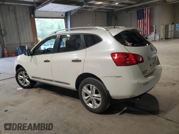 2015 Nissan Rogue S with VIN JN8AS5MVXFW770122, listed as a Copart auction lot 55452345 with 61,310 mi miles and Salvage Title. Bid and sale history available at DreamBid. Image 2.