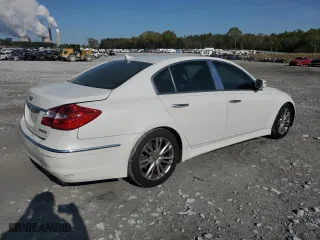 2012 Hyundai Genesis 3.8L with VIN KMHGC4DD5CU211715, listed as a Copart auction lot 51064685 with 186,980 mi miles and Salvage Title. Bid and sale history available at carsss.com. Image 3.