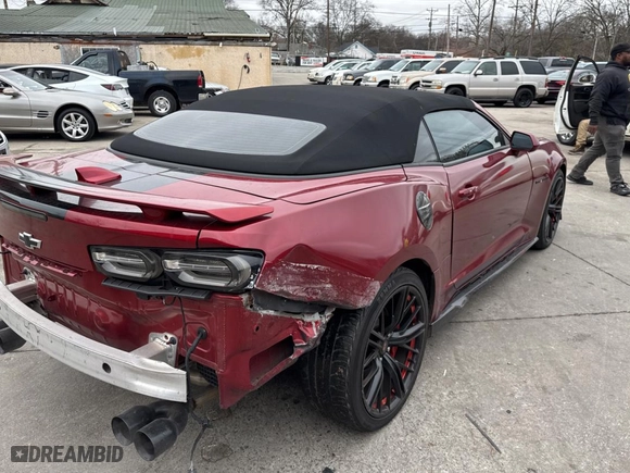 2022 Chevrolet Camaro 2SS with VIN 1G1FH3D71N0104833, listed as a Copart auction lot 87106894 with 12,382 mi miles and Clean Title. Bid and sale history available at carsss.com. Image 4.