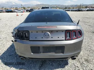 2014 Ford Mustang V6 with VIN 1ZVBP8AMXE5201707, listed as a Copart auction lot 49221165 with 164,123 mi miles and Salvage Title. Bid and sale history available at carsss.com. Image 6.
