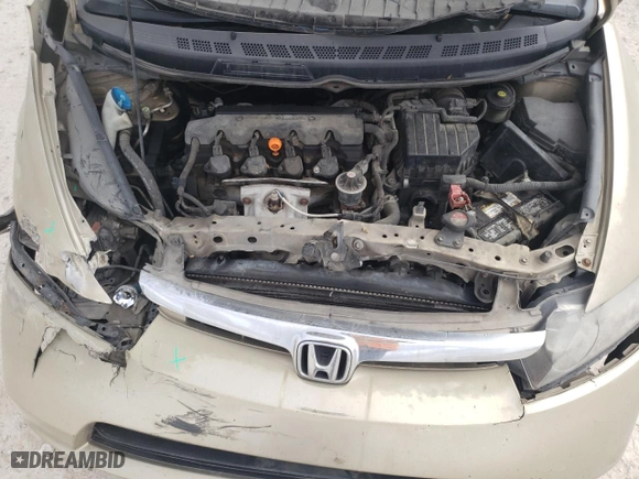 2007 Honda Civic Sdn LX with VIN 1HGFA165X7L141765, listed as a Copart auction lot 49260905 with 220,049 mi miles and Salvage Title. Bid and sale history available at carsss.com. Image 11.