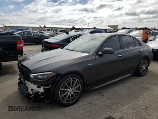 2024 Mercedes-Benz C 43 AMG z VIN W1KAF8HB2RR183844, wystawiony jako Copart lot #73875054 z przebiegiem 4 425 mil mil oraz Szkoda całkowita • Salvage title. Historia ofert i sprzedaży dostępna na DreamBid. Obrazek 1.