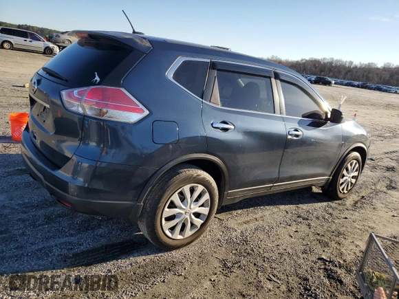 2015 Nissan Rogue SV with VIN KNMAT2MT5FP581765, listed as a Copart auction lot 84490954 with 112,949 mi miles and Salvage Title. Bid and sale history available at DreamBid. Image 3.