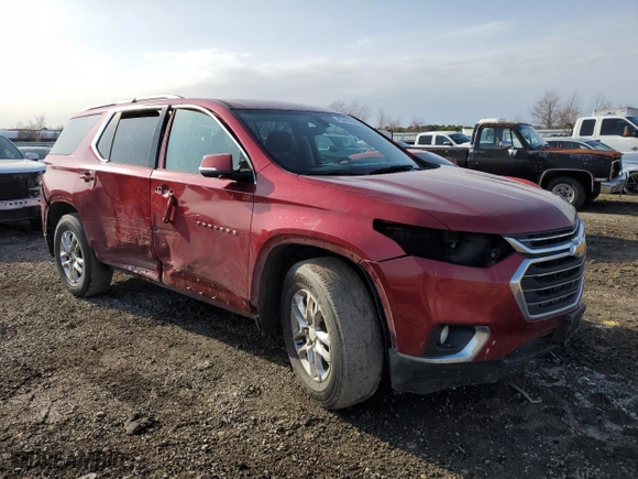 2019 Chevrolet Traverse LT Cloth with VIN 1GNERGKW9KJ263906, listed as a Copart auction lot 45200765 with 176,386 mi miles and Salvage Title. Bid and sale history available at carsss.com. Image 4.