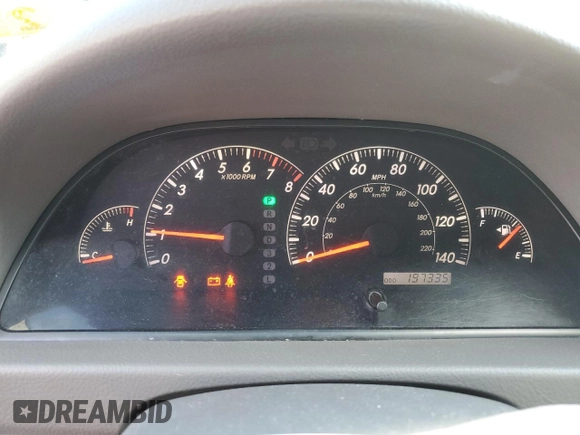 2006 Toyota Camry STD with VIN JTDBE32K163053307, listed as a Copart auction lot 52762575 with 197,335 mi miles and Salvage Title. Bid and sale history available at carsss.com. Image 9.