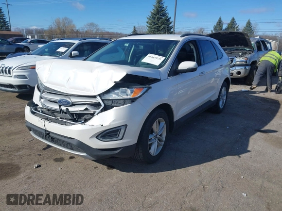 2015 Ford Edge SEL with VIN 2FMTK3J99FBB21084, listed as a IAAI auction lot 41867221 with 83,012 mi miles. Bid and sale history available at carsss.com. Image 17.