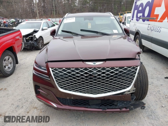 2021 Genesis GV80 with VIN KMUHCESC1MU031056, listed as a IAAI auction lot 41178354 with 95,749 mi miles and . Bid and sale history available at DreamBid. Image 11.