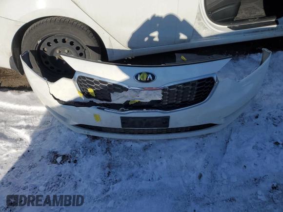2015 Kia Forte LX with VIN KNAFX4A64F5405545, listed as a Copart auction lot 87821285 with 163,130 mi miles and Salvage Title. Bid and sale history available at DreamBid. Image 12.