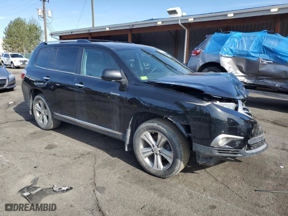 2013 Toyota Highlander Limited with VIN 5TDDK3EH4DS186706, listed as a Copart auction lot 54445545 with 116,423 mi miles and Clean Title. Bid and sale history available at carsss.com. Image 4.