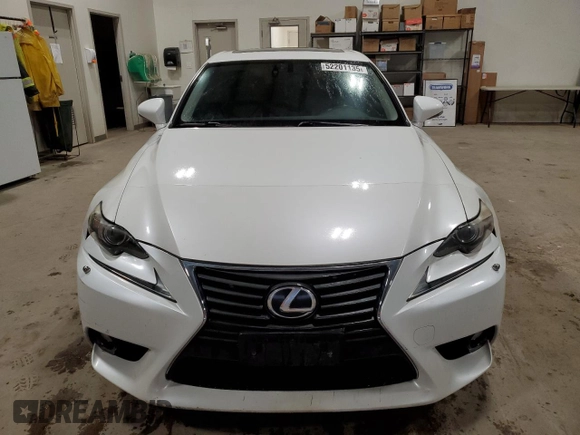 2014 Lexus IS 250 with VIN JTHCF1D27E5002656, listed as a Copart auction lot 52201135 with 194,842 mi miles and Salvage title. Bid and sale history available at DreamBid. Image 5.
