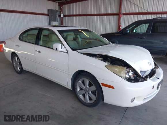 2005 Lexus ES 350 with VIN JTHBA30GX55100717, listed as a IAAI auction lot 42655382 with 303,240 mi miles and . Bid and sale history available at DreamBid. Image 1.