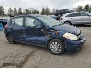 2008 Nissan Versa 1.8 S with VIN 3N1BC13EX8L403644, listed as a Copart auction lot 50703695 with 110,968 mi miles and Salvage Title. Bid and sale history available at carsss.com. Image 4.