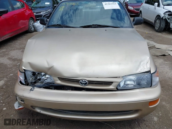 1997 Toyota Corolla with VIN 1NXBA02E7VZ544005, listed as a IAAI auction lot 42363262 with 200,537 mi miles and . Bid and sale history available at DreamBid. Image 12.