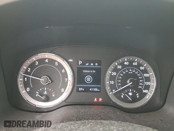 2021 Hyundai Venue SEL with VIN KMHRC8A32MU085231, listed as a Copart auction lot 58205545 with 41,105 mi miles and Salvage title. Bid and sale history available at DreamBid. Image 9.