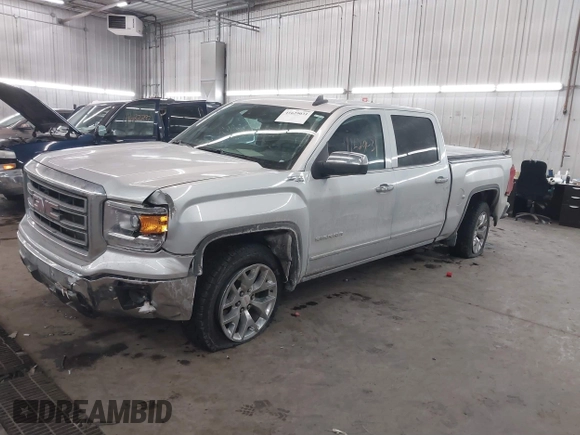 2015 GMC Sierra 1500 SLT with VIN 3GTU2VEC1FG519042, listed as a IAAI auction lot 41629031 with 163,856 mi miles and . Bid and sale history available at DreamBid. Image 2.