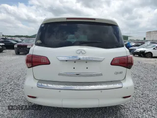 2017 Infiniti QX80 with VIN JN8AZ2NE3H9158872, listed as a Copart auction lot 52589435 with 116,980 mi miles and Salvage title. Bid and sale history available at DreamBid. Image 6.