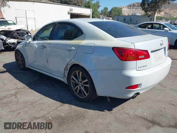 2008 Lexus IS 250 with VIN JTHBK262085079206, listed as a IAAI auction lot 42617081 with 239,849 mi miles and . Bid and sale history available at DreamBid. Image 3.