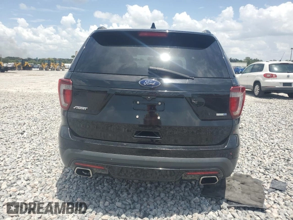 2016 Ford Explorer Sport with VIN 1FM5K8GTXGGA84095, listed as a Copart auction lot 60520295 with 154,061 mi miles and Salvage title. Bid and sale history available at DreamBid. Image 6.