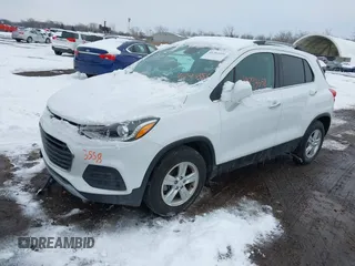 2020 Chevrolet Trax LT with VIN KL7CJLSB3LB072231, listed as a IAAI auction lot 41293558 with 58,297 mi miles and . Bid and sale history available at DreamBid. Image 2.