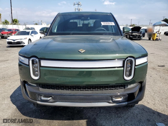 2023 Rivian R1T Adventure with VIN 7FCTGAAA9PN018171, listed as a Copart auction lot 72593614 with 12,553 mi miles and Salvage Title. Bid and sale history available at carsss.com. Image 5.