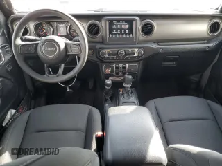 2023 Jeep Wrangler Sport S with VIN 1C4HJXDG8PW675134, listed as a Copart auction lot 85949314 with 19,128 mi miles and Salvage Title. Bid and sale history available at DreamBid. Image 8.