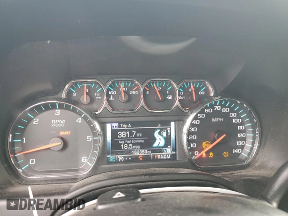 2016 Chevrolet Suburban LT with VIN 1GNSKHKC1GR406228, listed as a Copart auction lot 54568415 with 162,353 mi miles and Salvage Title. Bid and sale history available at DreamBid. Image 9.