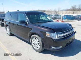 2014 Ford Flex SEL z VIN 2FMHK6C8XEBD20168, wystawiony jako IAAI lot #41976695 z przebiegiem 158 395 mil mil oraz . Historia ofert i sprzedaży dostępna na DreamBid. Obrazek 1.