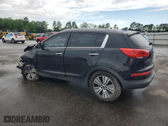 2016 Kia Sportage EX with VIN KNDPCCAC1G7807242, listed as a Copart auction lot 56245505 with 157,443 mi miles and Salvage title. Bid and sale history available at DreamBid. Image 2.