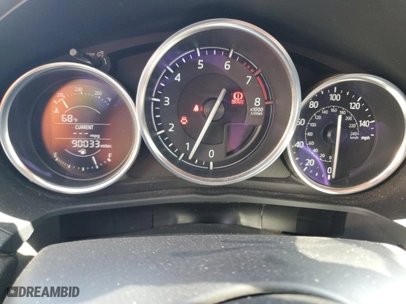 2016 Mazda MX-5 Miata Club with VIN JM1NDAC71G0107142, listed as a Copart auction lot 47666615 with 90,033 mi miles and Salvage Title. Bid and sale history available at carsss.com. Image 9.